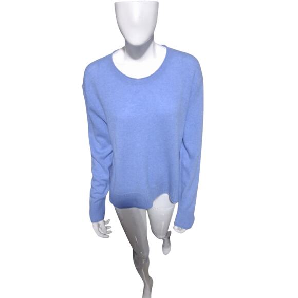 Rachel Zoe Womens Large 100% 2-Ply Cashmere Crewneck Quiet Luxury Soft Sweater - Picture 3 of 10